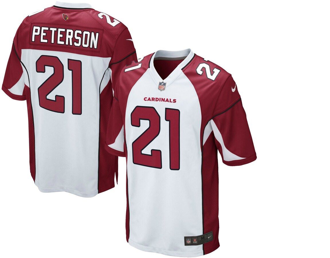 Men Arizona Cardinals #21 Patrick Peterson Nike White Game Football NFL Jersey->arizona cardinals->NFL Jersey